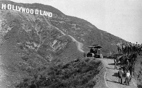Hollywoodland sign